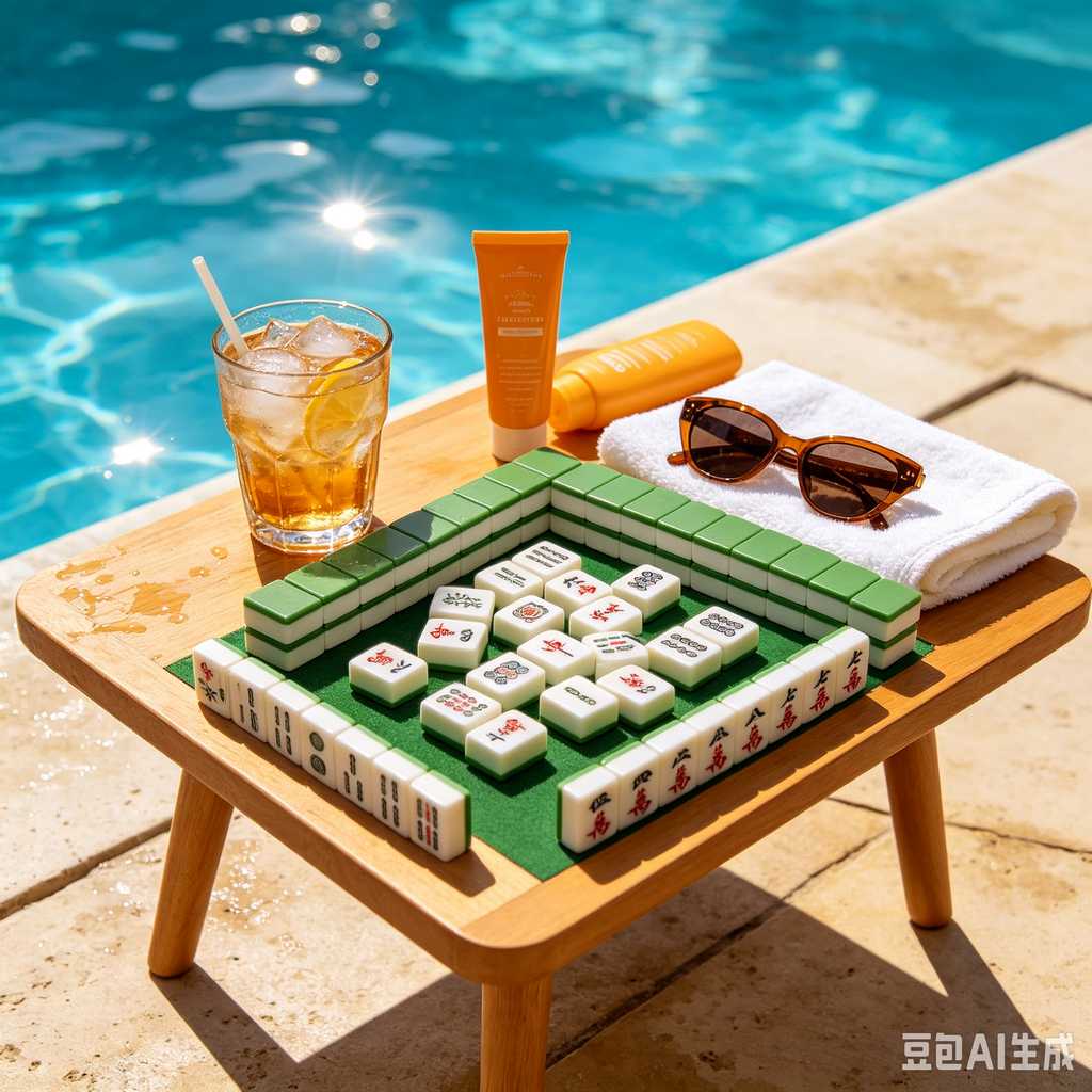 multi color mahjong set custom