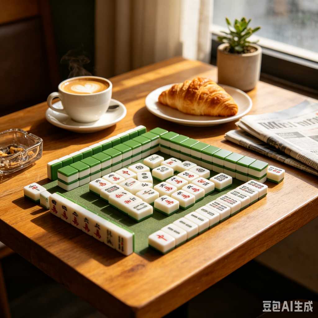 colored mahjong tile racks
