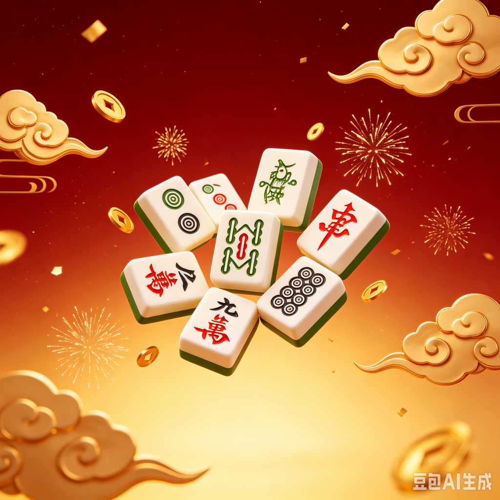 trendy color mahjong set