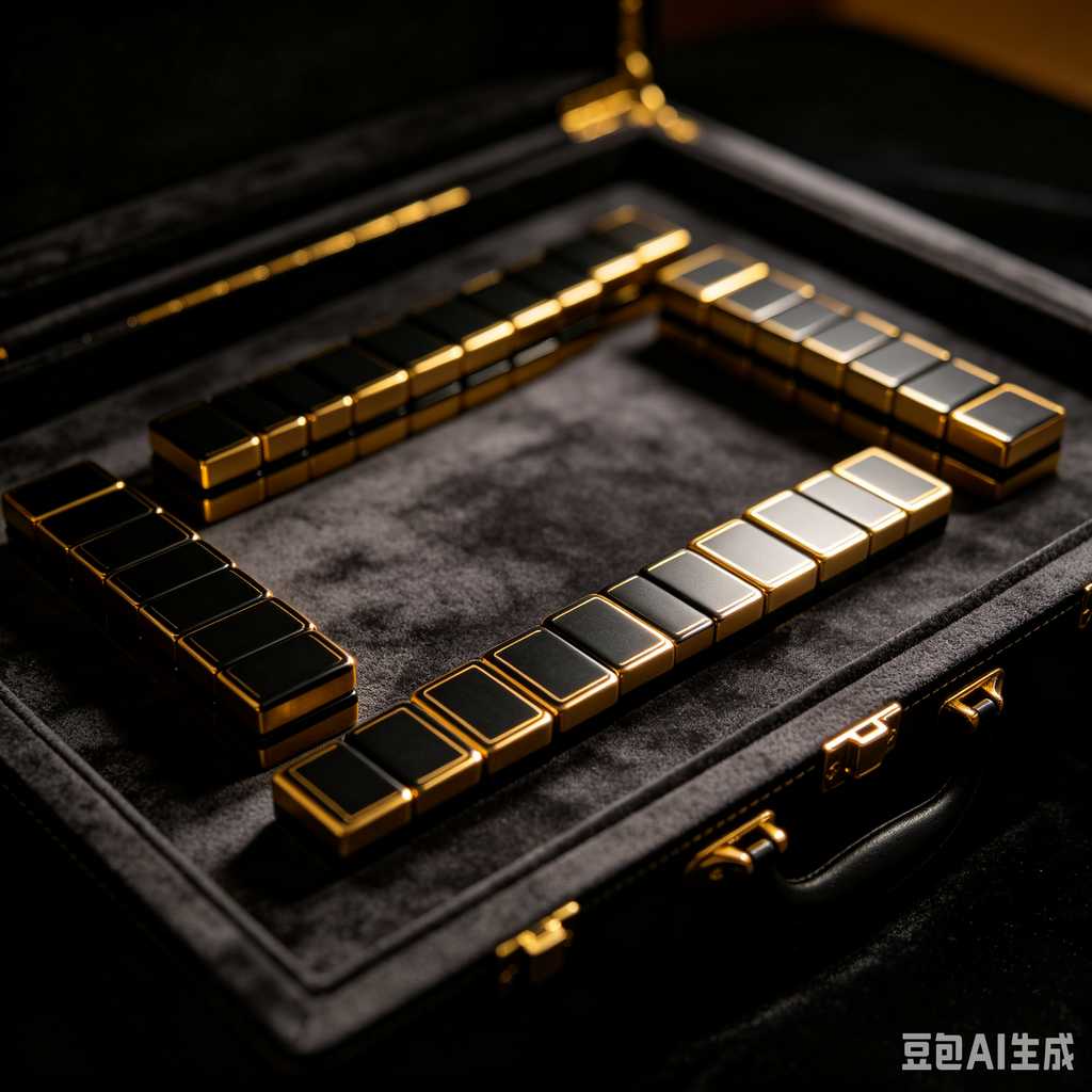 transparent acrylic mahjong set