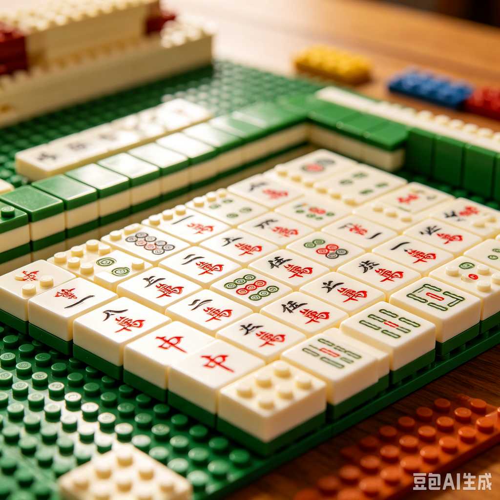 custom glitter mahjong tiles