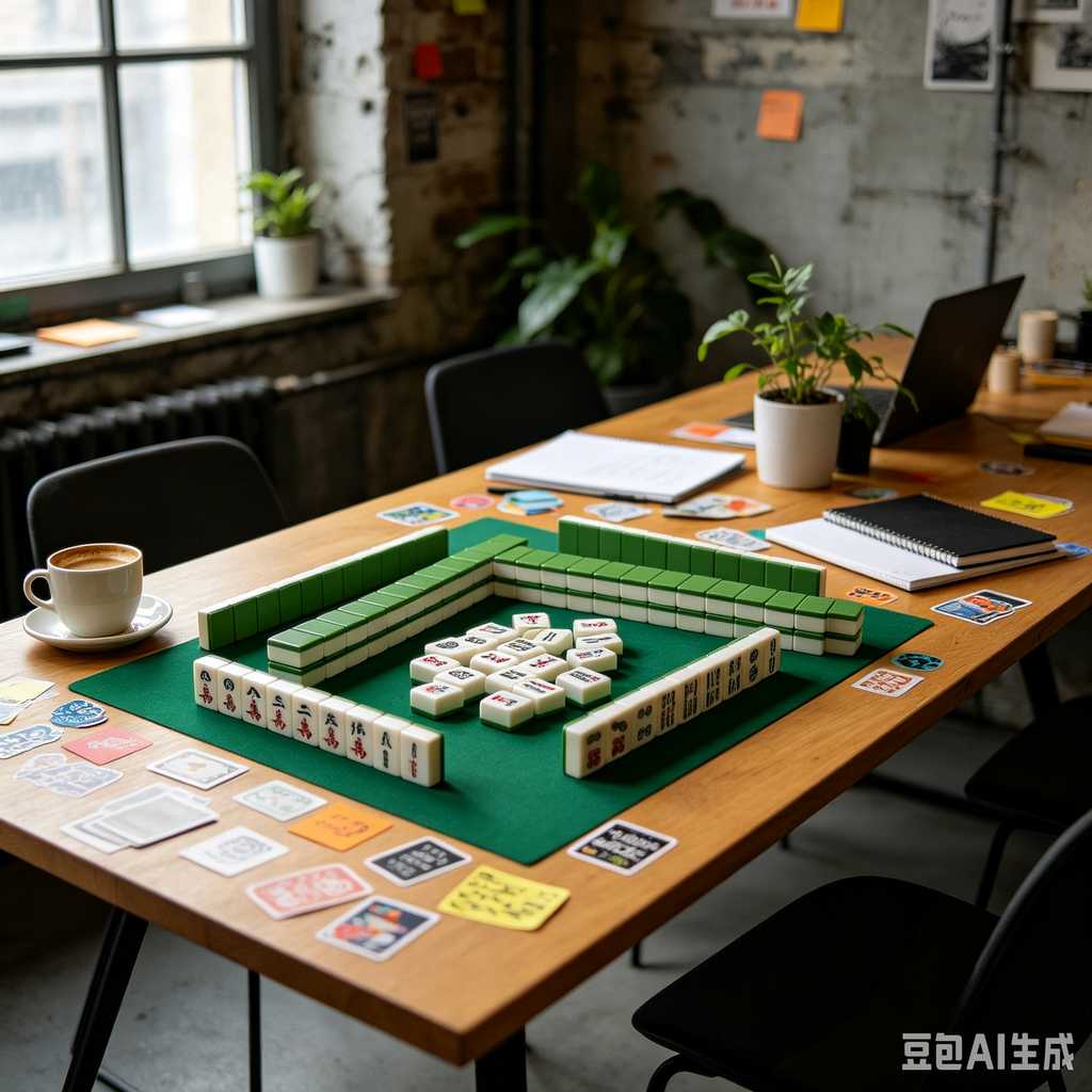 premium mahjong tile set